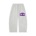 Unisex Waffle Barrel Leg Pants