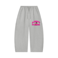 Unisex Waffle Barrel Leg Pants