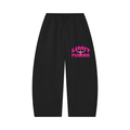Unisex Waffle Barrel Leg Pants