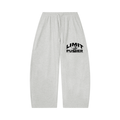Unisex Waffle Barrel Leg Pants